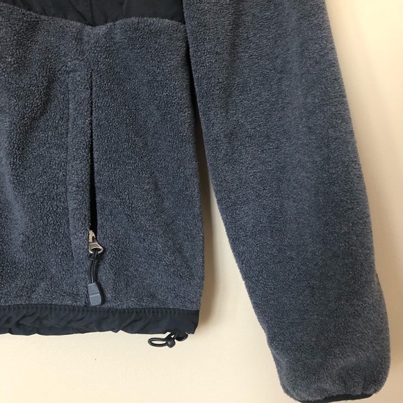 {Calvin Klein} Charcoal Gray Black Fleece Jacket - Picture 5 of 7